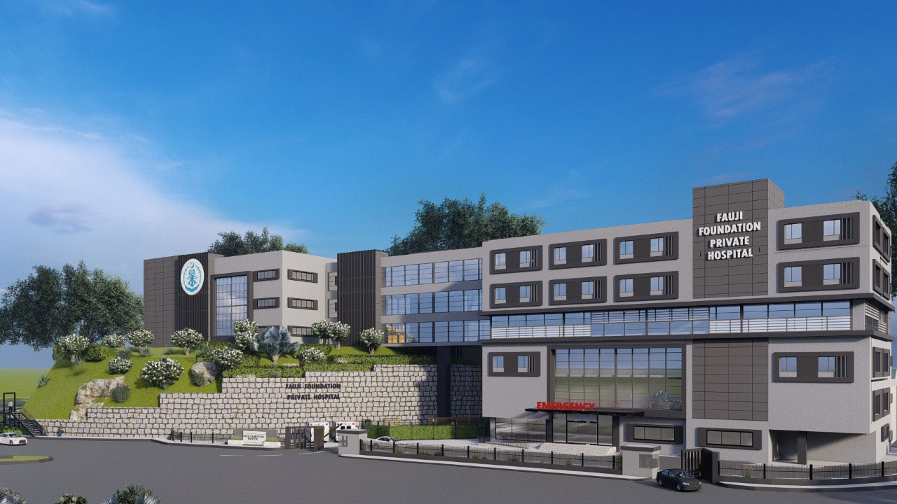 Fauji Foundation private hospital designed by Pro-Health